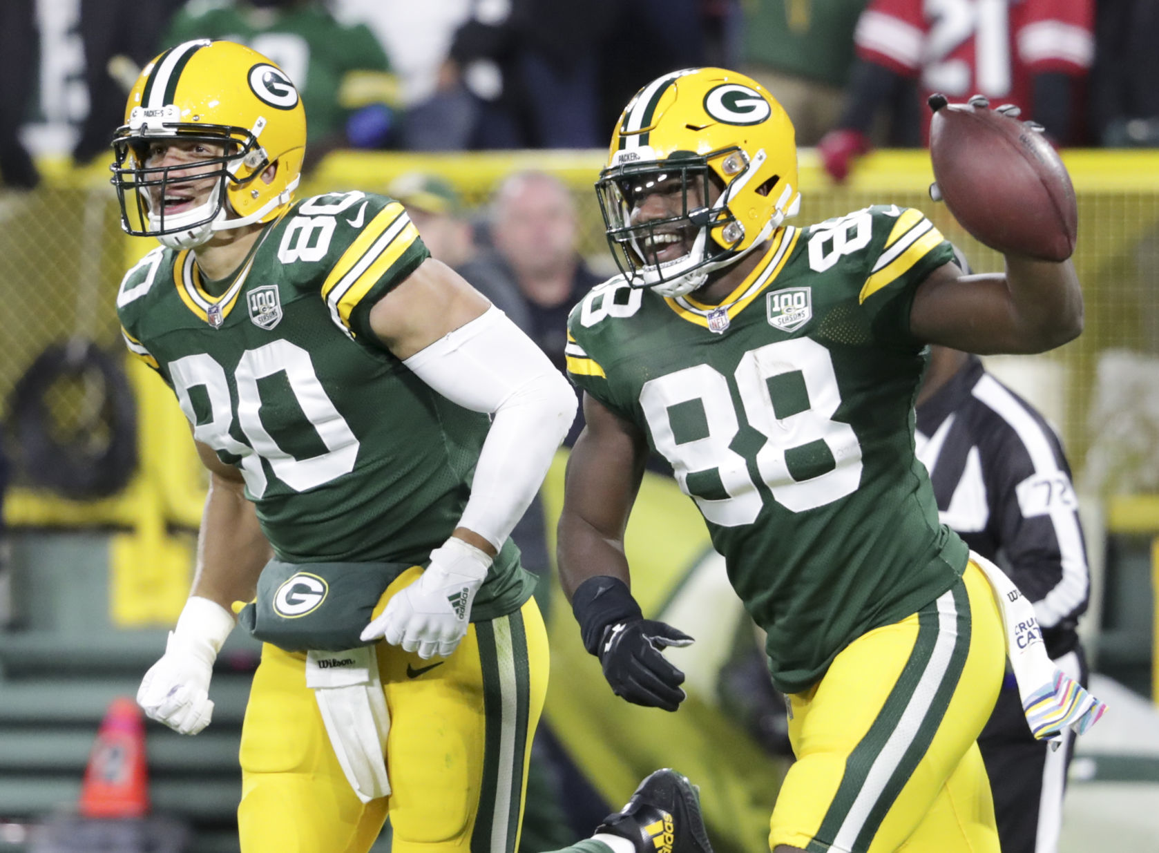 Packers 33, 49ers 30